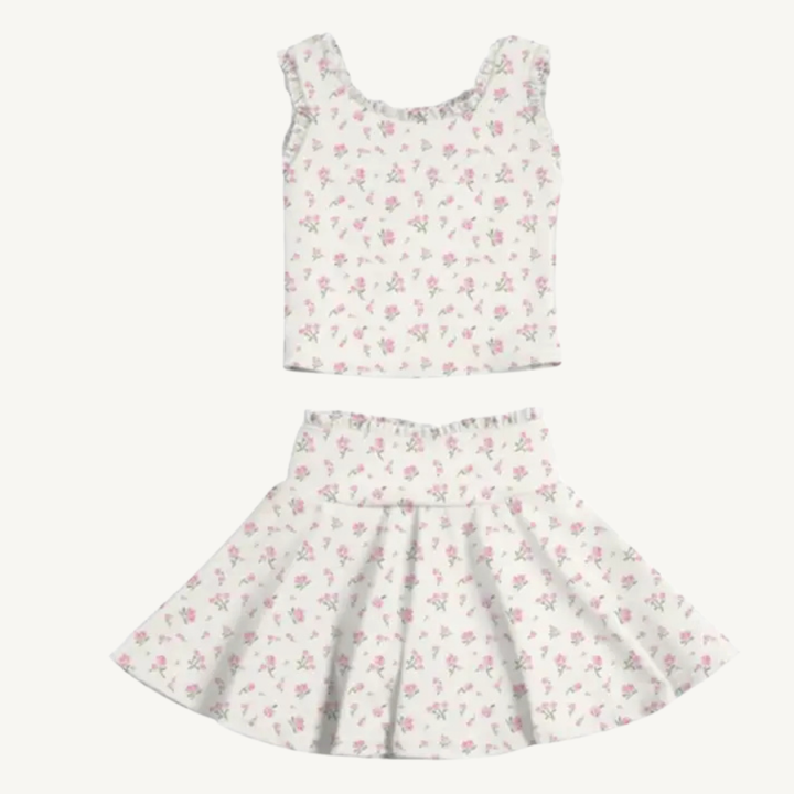 The Rosemary Ditsy Skort Set