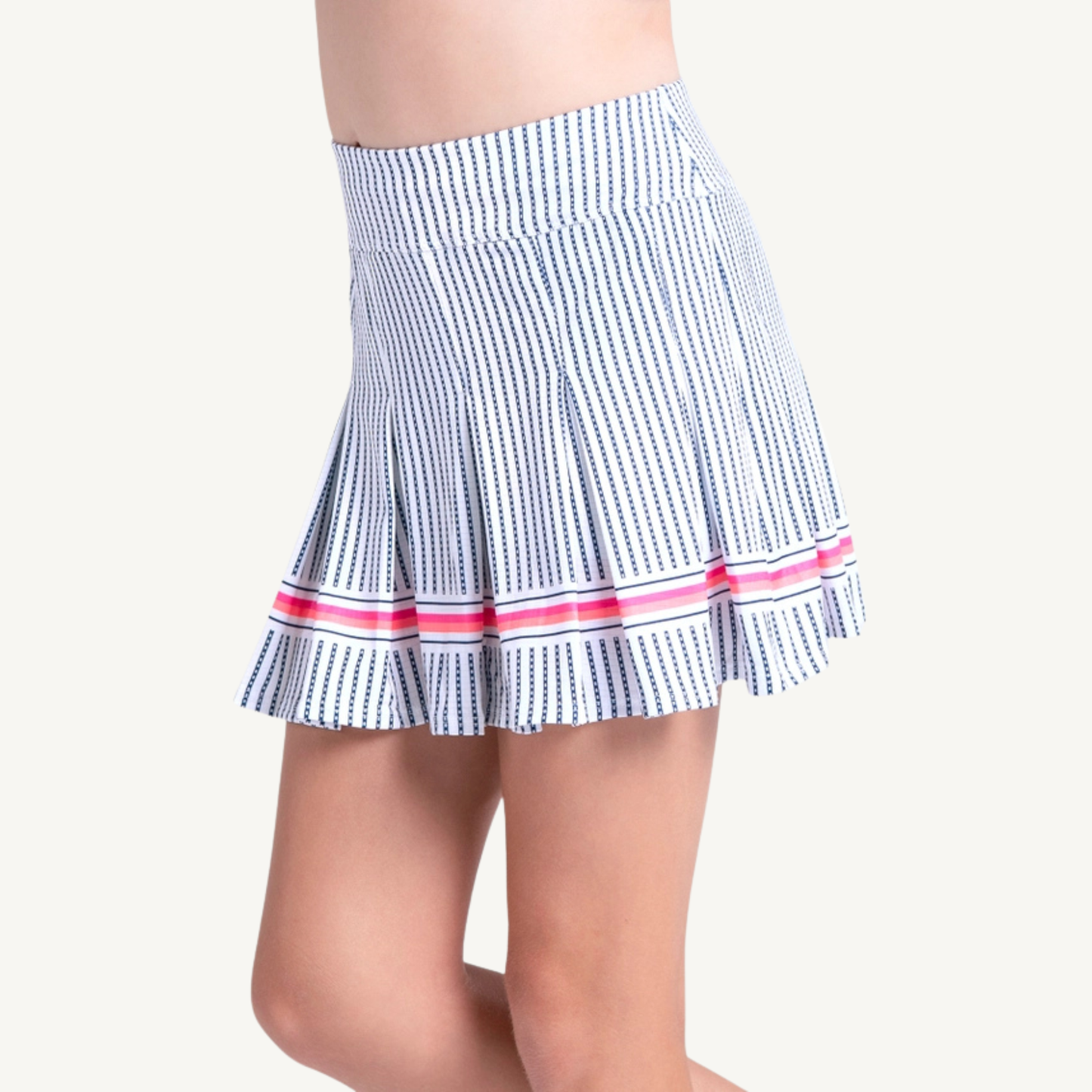 The Miami Heat Pinstripe Pop Skirt