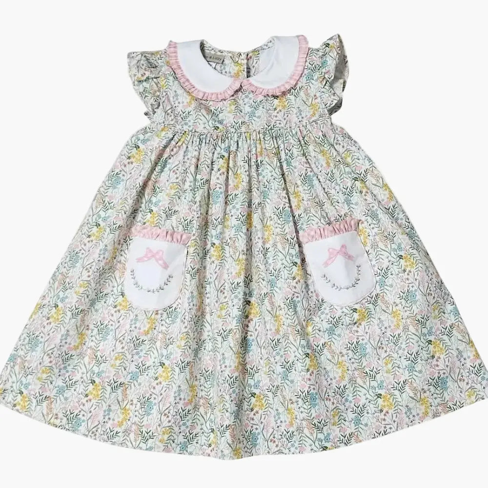 A group of girl's festive dresses for school, holidays, and everyday moments.