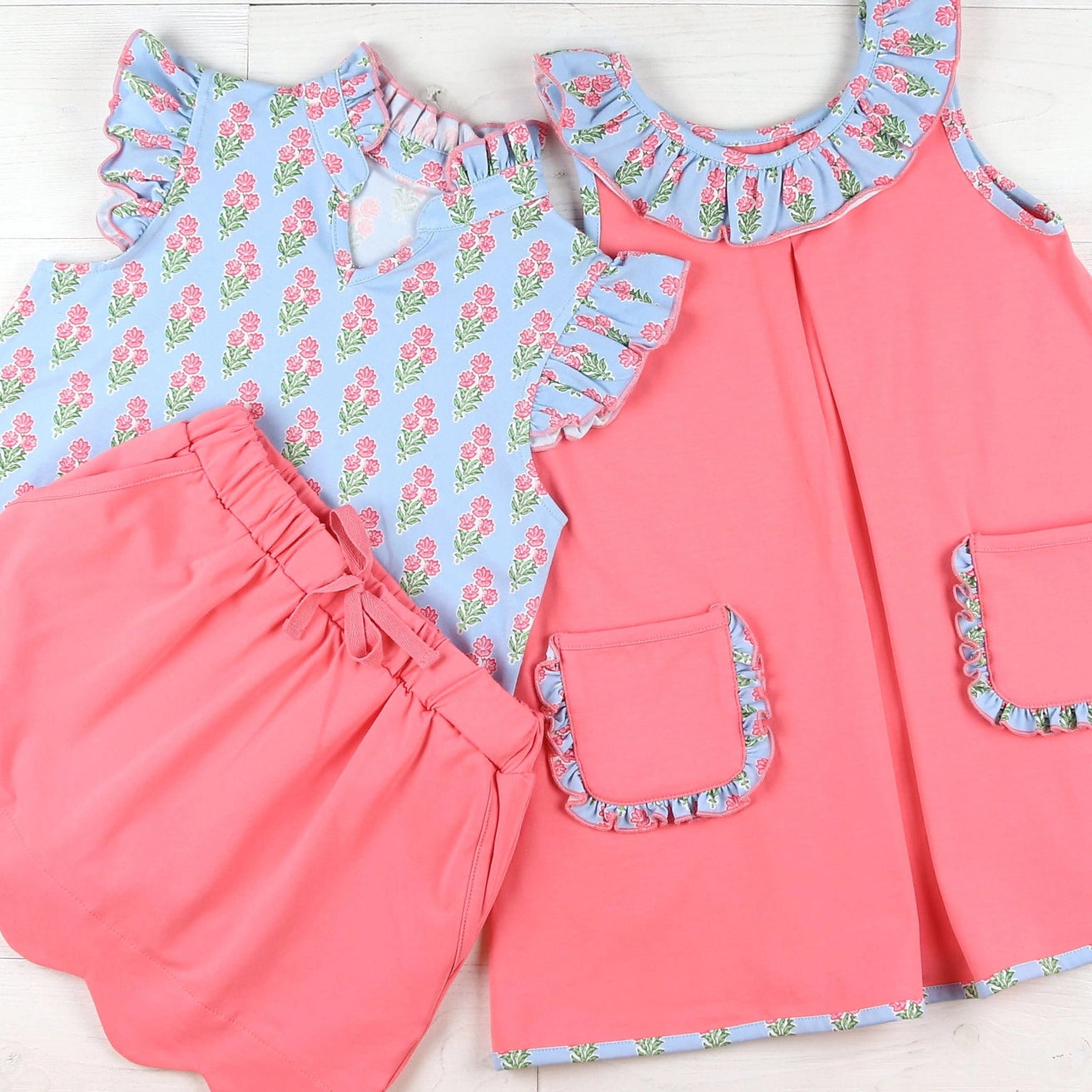 The Coral Reef Bouquet Pocket Dress