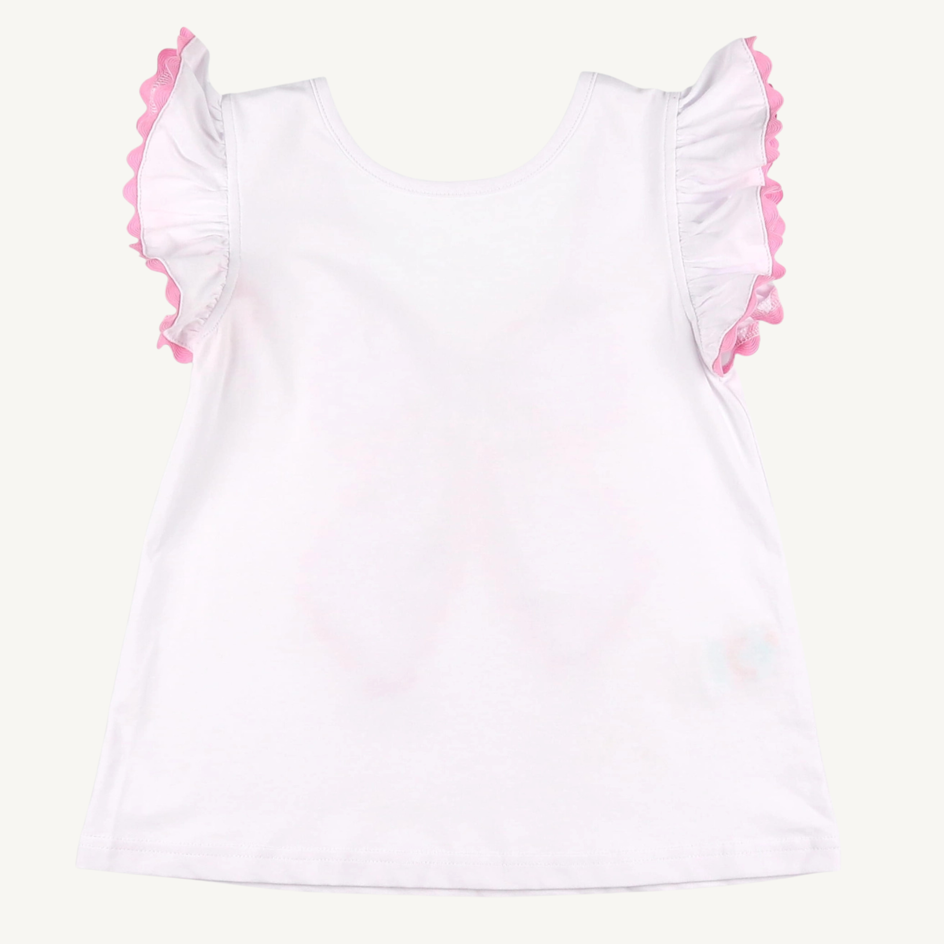 The Grayton Beach White Bow Back Top