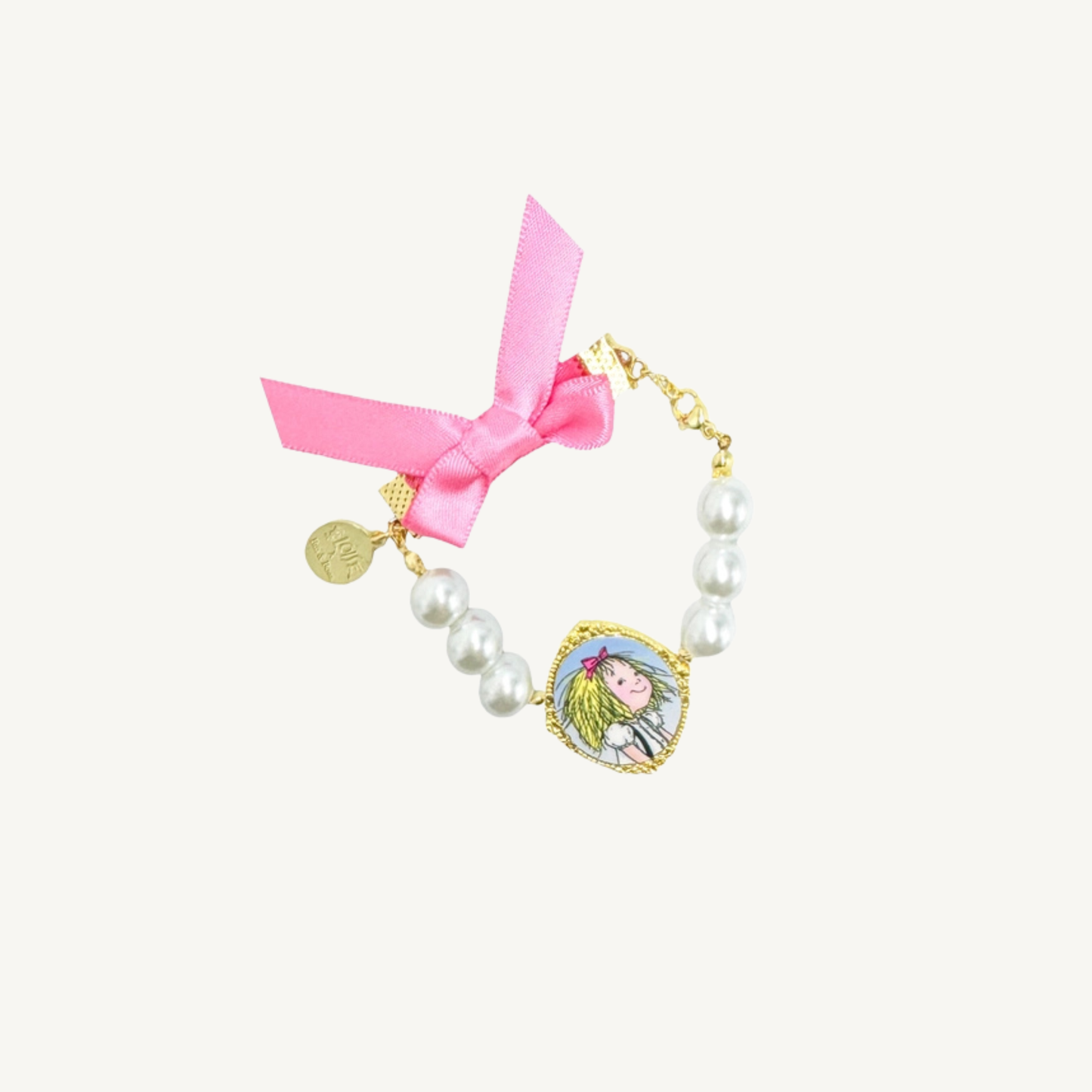 The Eloise Pearl Bow Bracelet