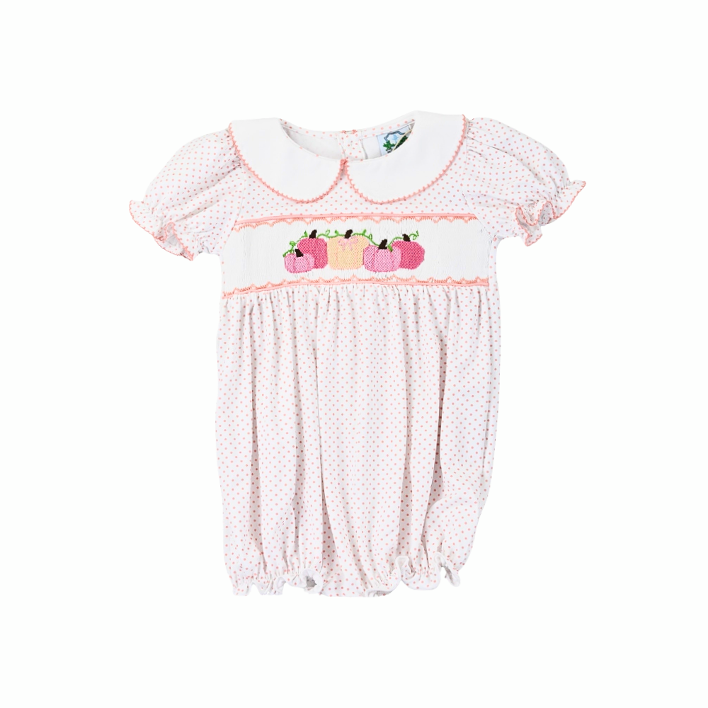 Peach Pumpkins Girl Bubble