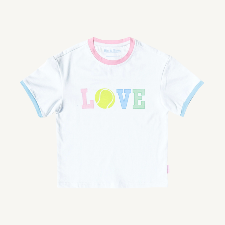 The Del Mar Love Love Tennis Shirt