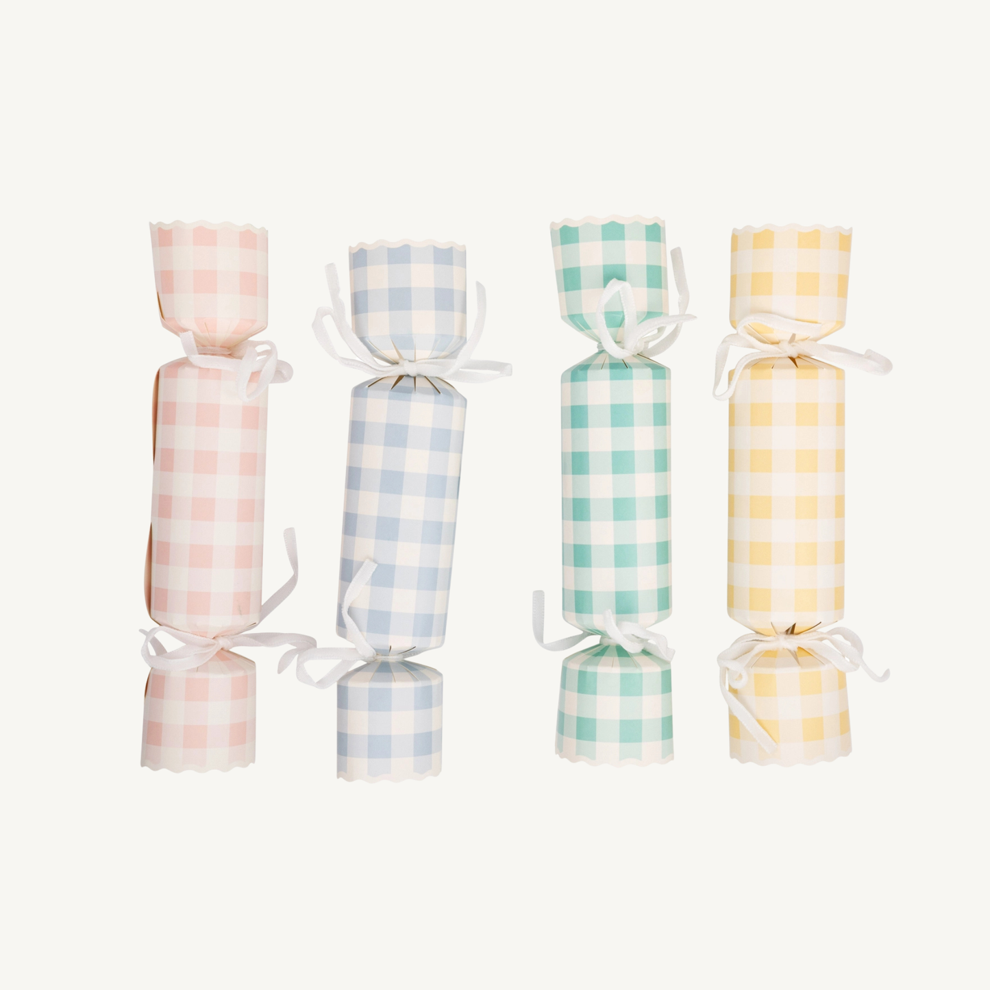 The Pastel Gingham Party Crackers