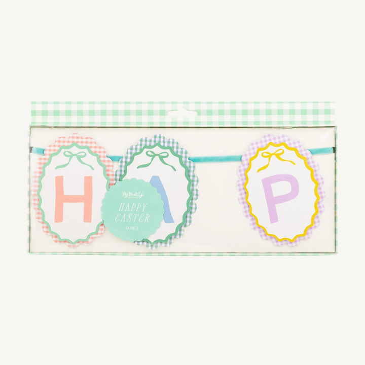 The Happy Easter Pastel Banner