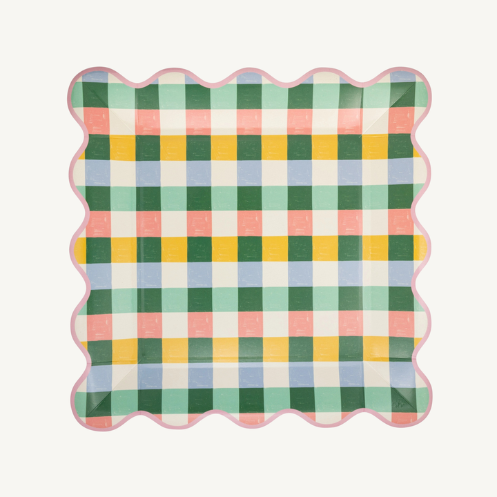 The Hopscotch Gingham 10" Plates