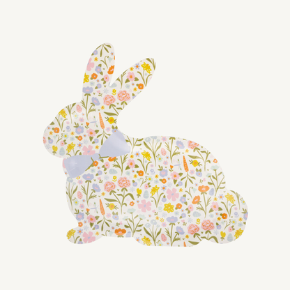 The Floral Bunny Plates