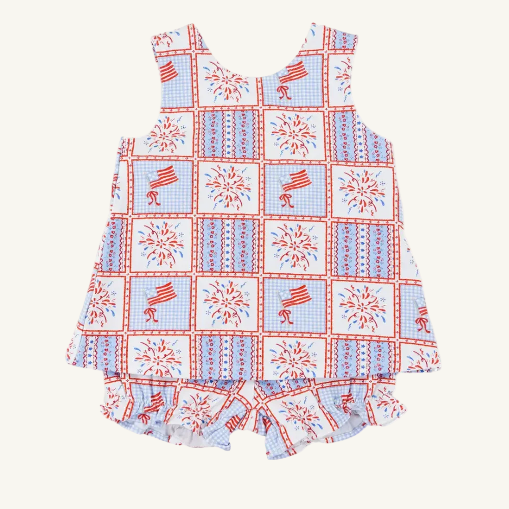 Patriotic Patchwork Cassidy Crossover Set Cypress Row Childrens