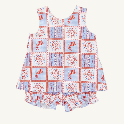 Patriotic Patchwork Cassidy Crossover Set Cypress Row Childrens