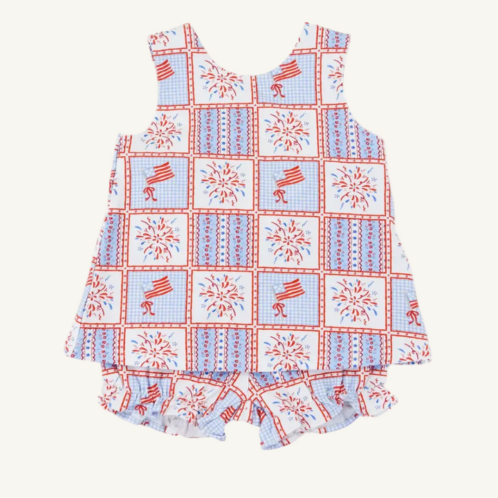 Patriotic Patchwork Cassidy Crossover Set Cypress Row Childrens